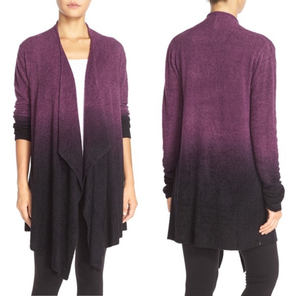 Barefoot Dreams Cozychic Calypso Drape Front Cardi